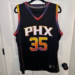 Fanatics Phoenix Suns Black PHX 35 Durant Jersey with Sunset Accent NWOT